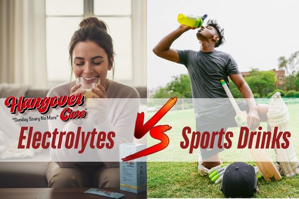 Electrolytes vs. Sports Drinks: What’s Better for Hydration & Hangover Recovery?