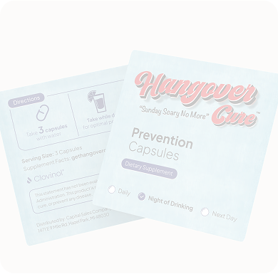 Hangover Cure Prevention Capsule