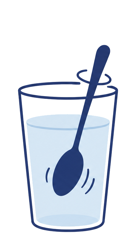 Stir. Mix until fully dissolved